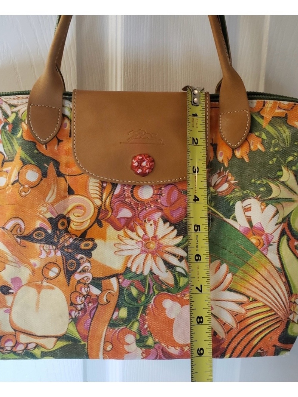 Longchamp Me Company Garden Foo Limited Edition Purse Handbag - Picture 7 of 9